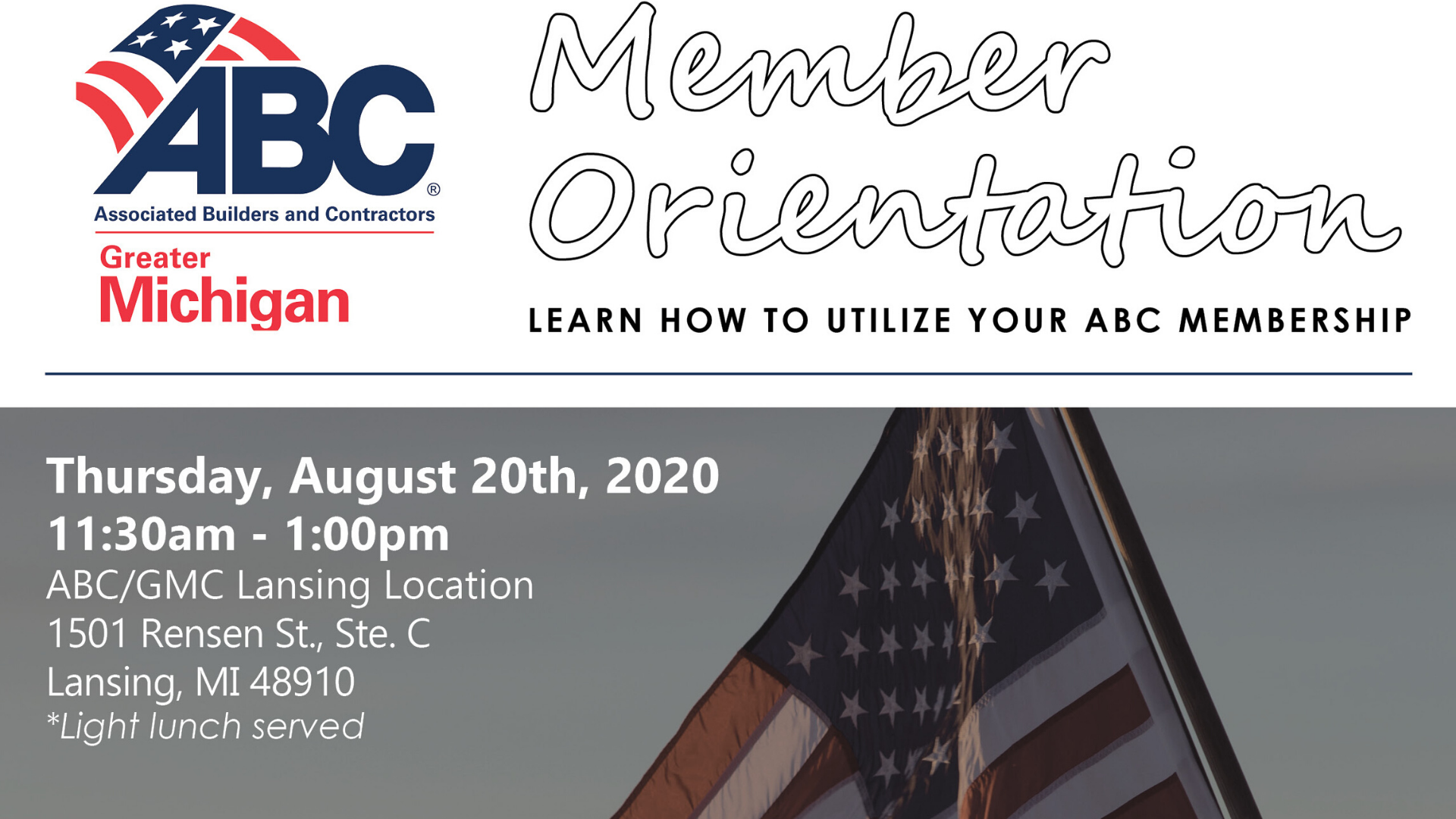 August 20th member orientation