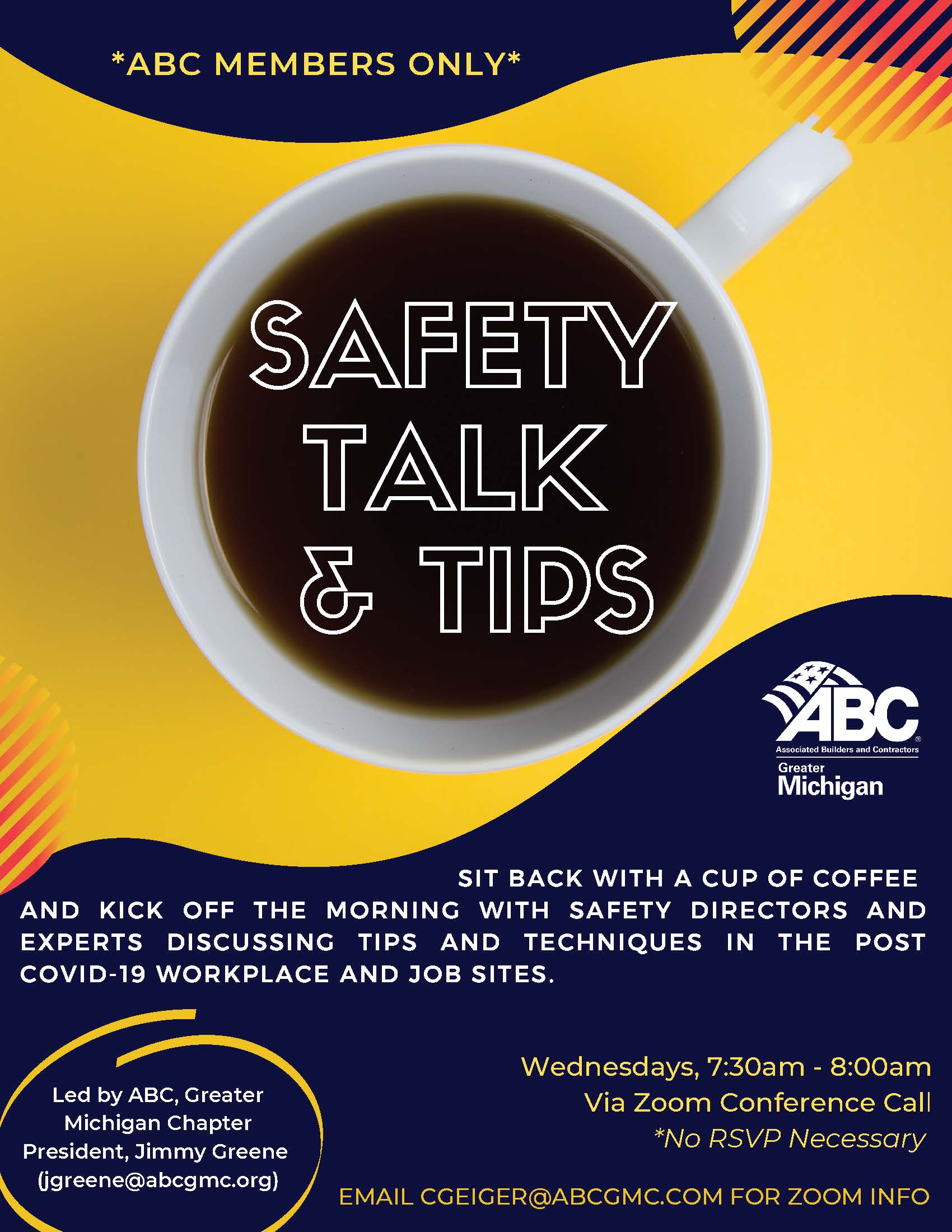 Safety Talk flyer