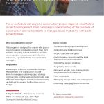 Certificate for Project Manager