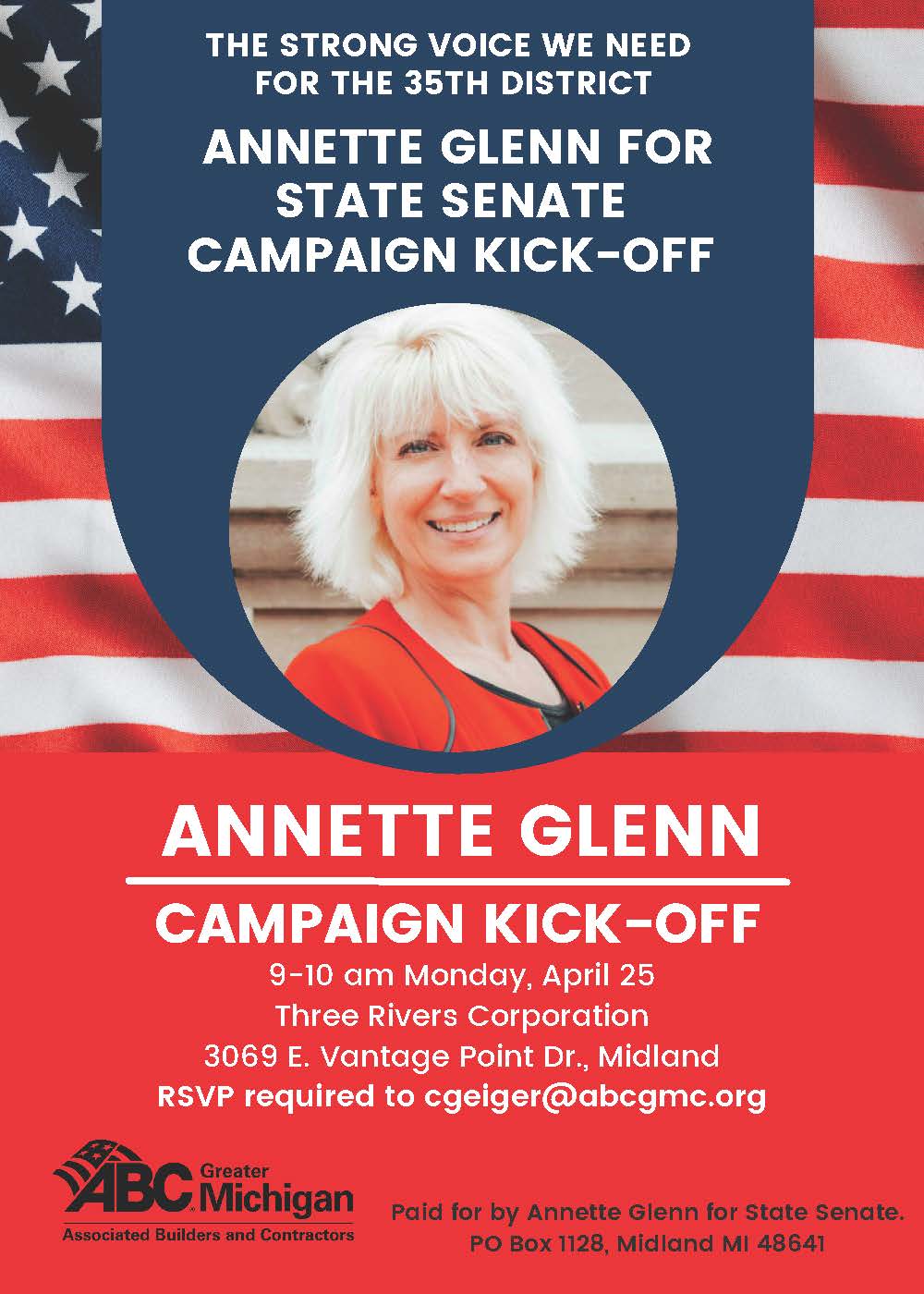 ANNETTE GLENN CAMPAIGN KICK-OFF