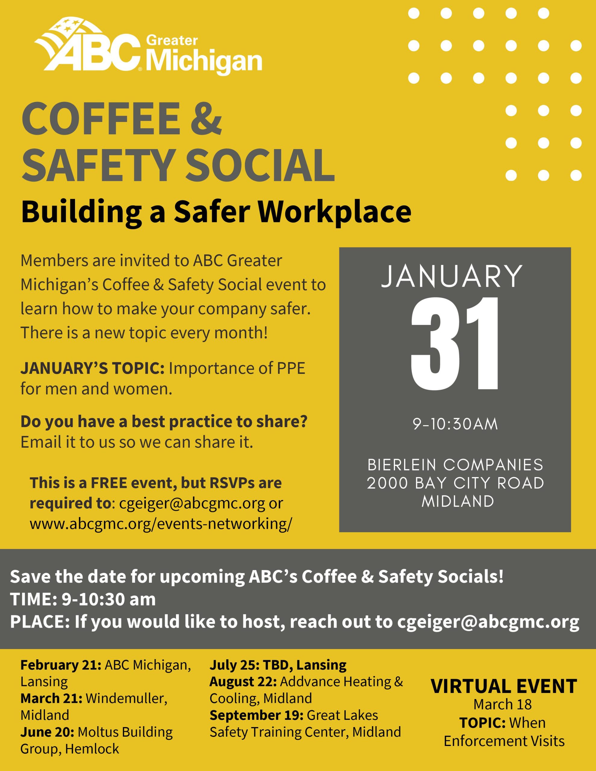 Coffee & Safety Social