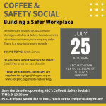 Coffee & Safety Social