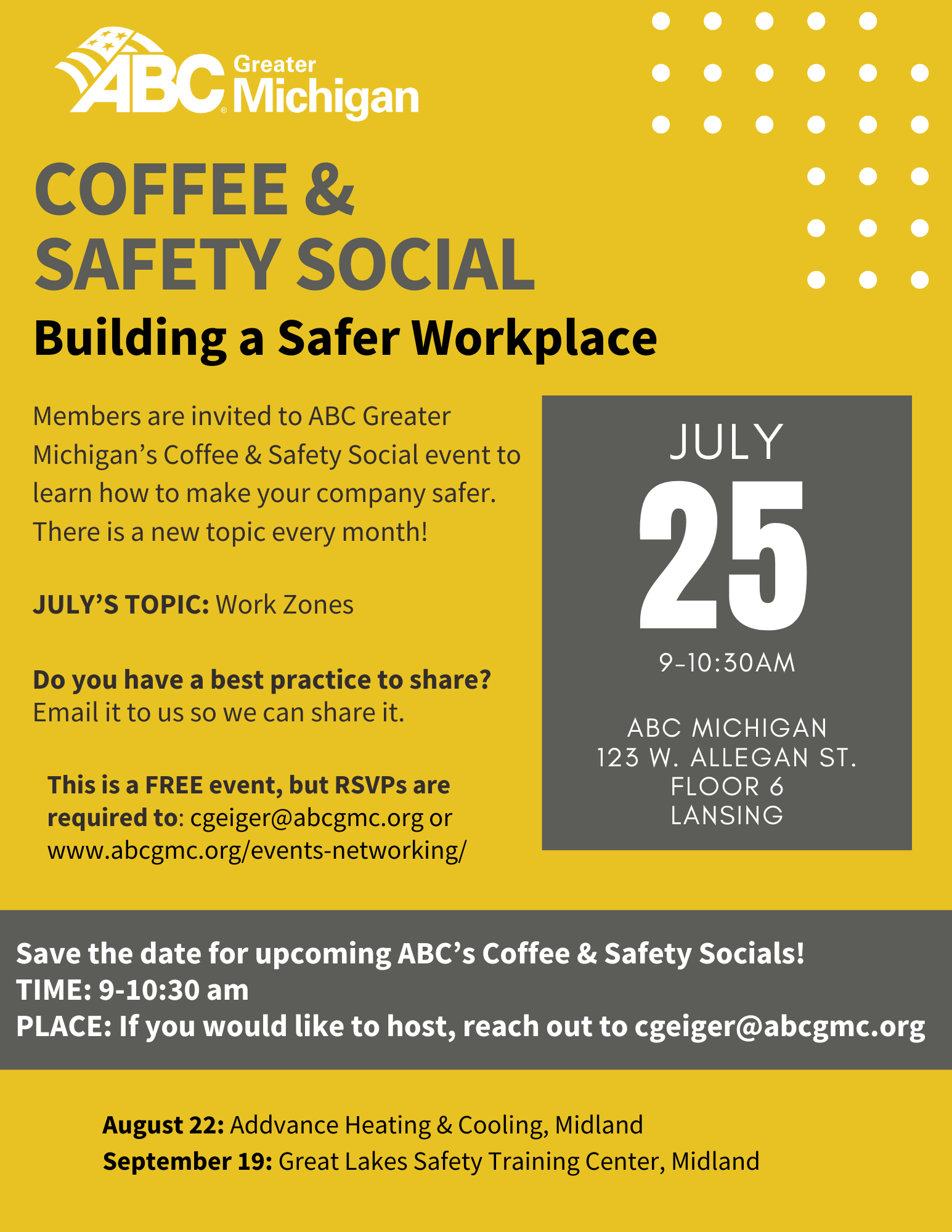 Coffee & Safety Social