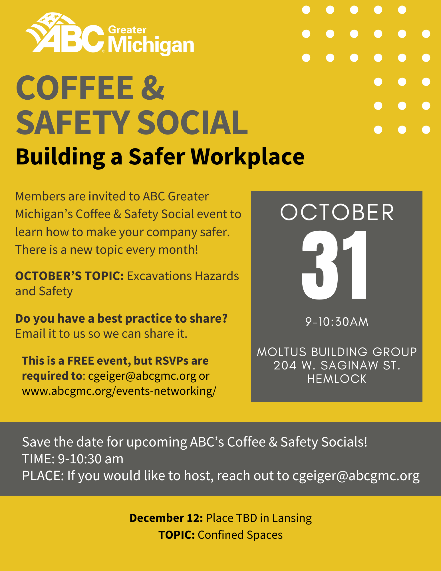 Coffee and Safety Social