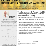 Foundations of Construction Management