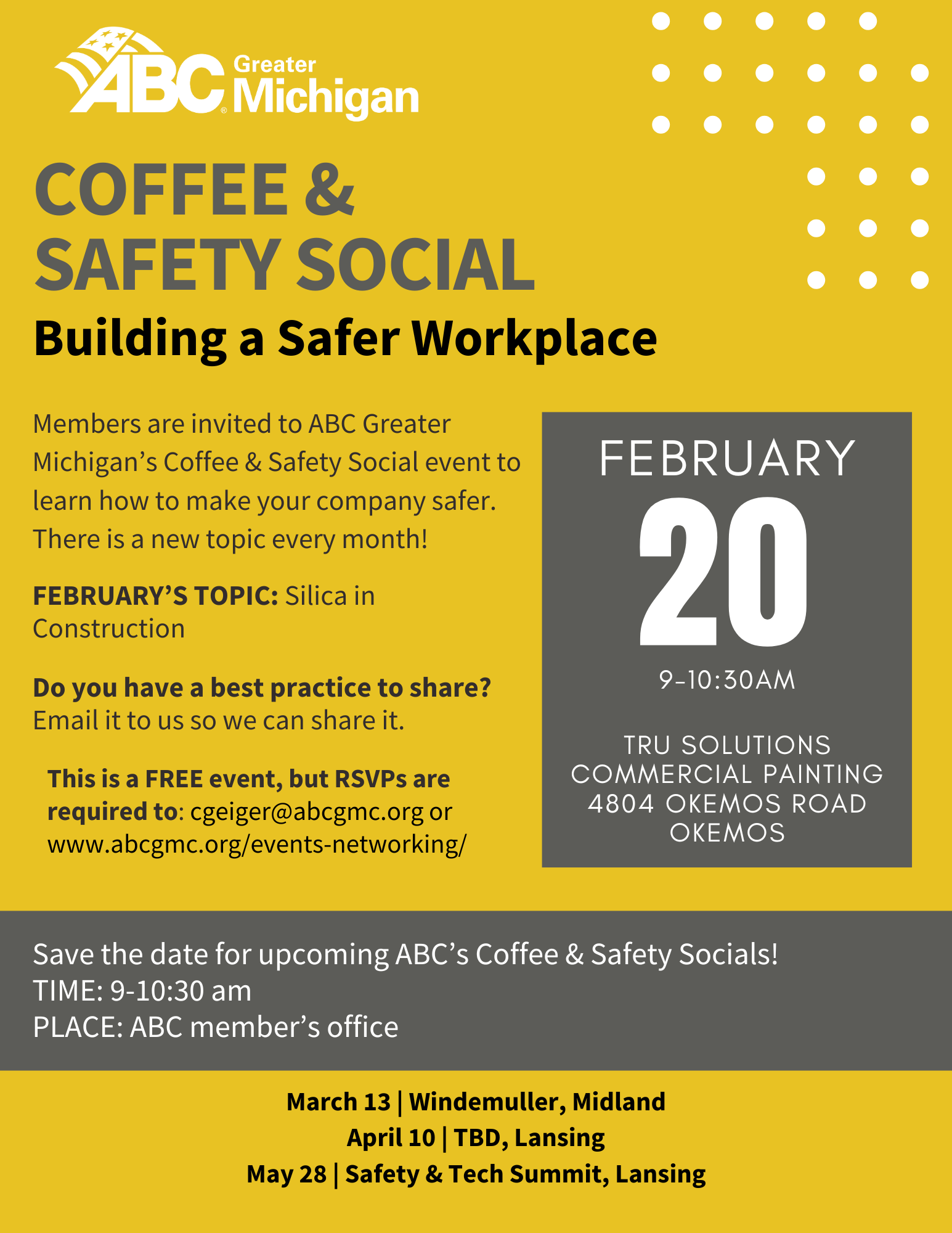 coffee and safety social